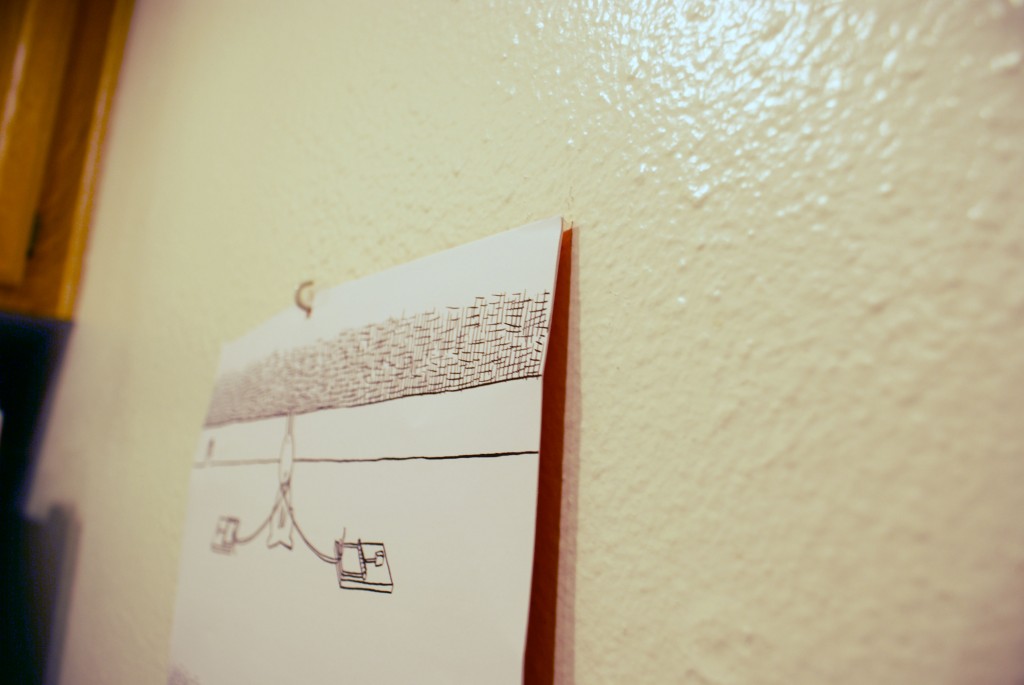 Cup hook and Bunny Suicides calendar.