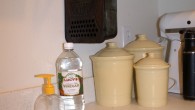 Vinegar for cleaning.