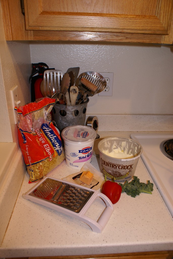 Quick homemade mac'n'cheese ingredients Quick homemade mac'n'cheese ingredients.