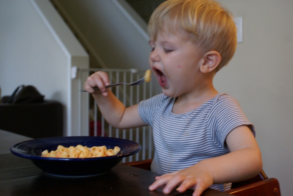 Toddler approved Toddler approved, healthy mac'n'cheese.