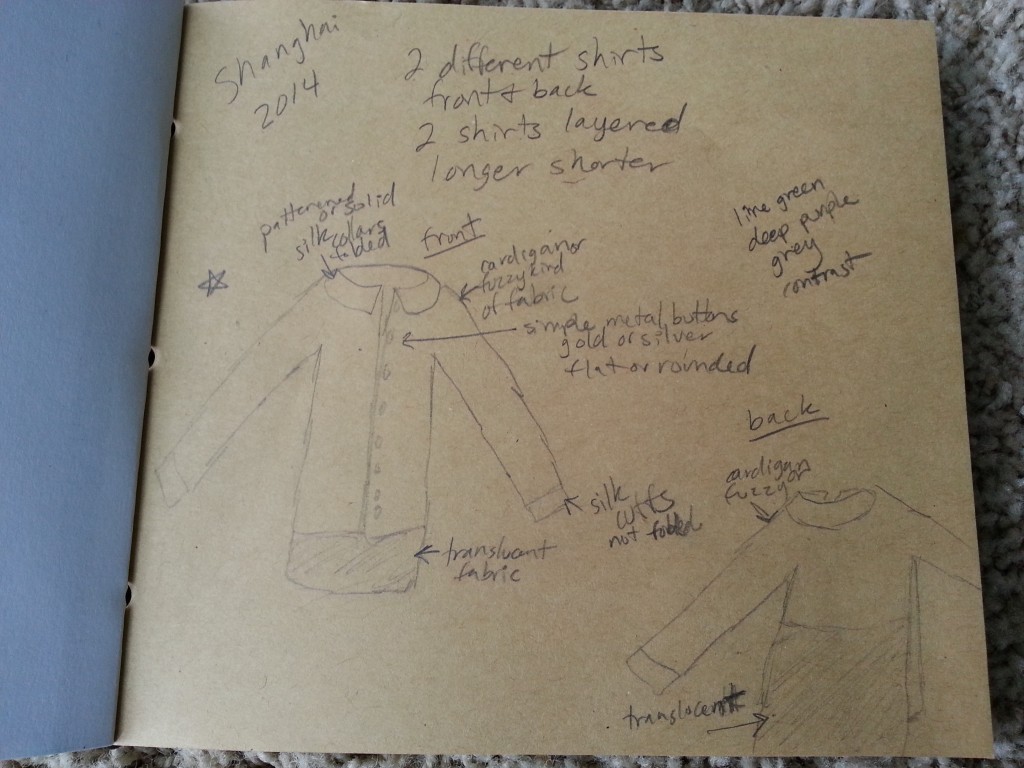 My notes on the styles I saw in Shanghai fashion boutiques. My notes on the styles I saw in Shanghai fashion boutiques.