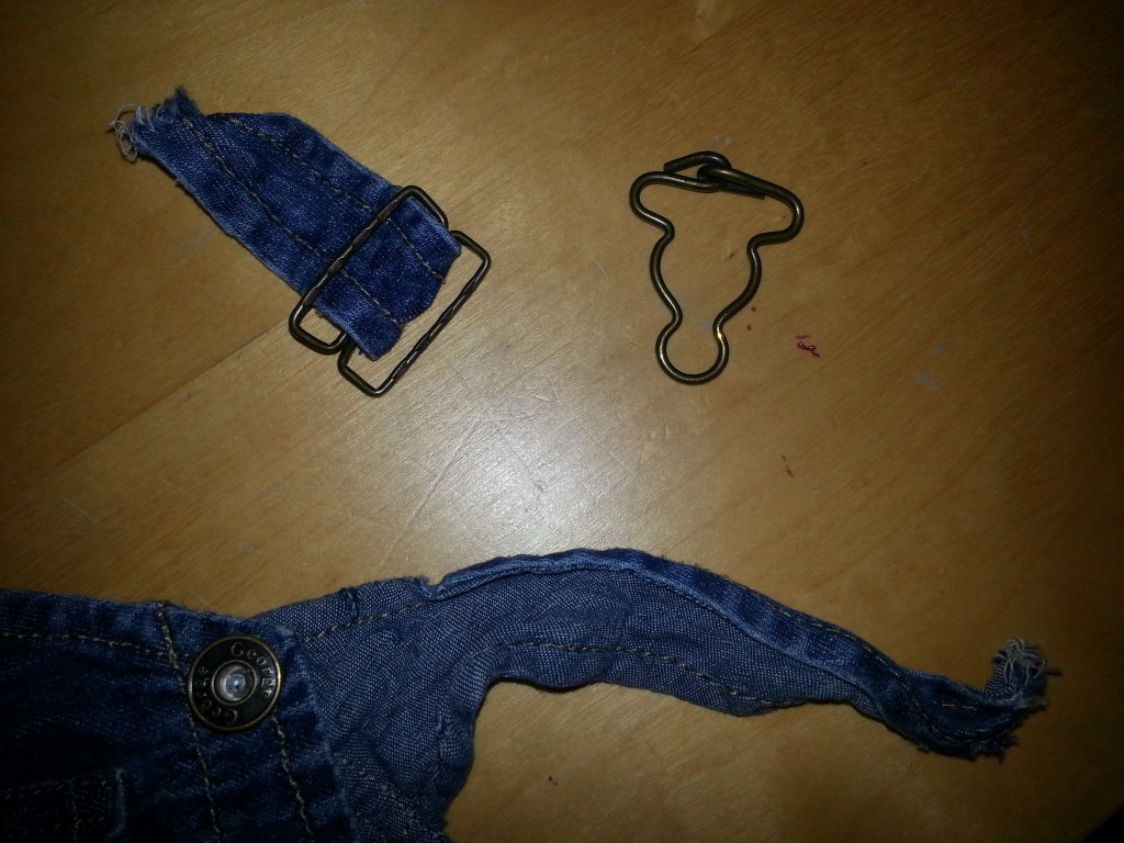 Ripped denim - my washing machine is tough.