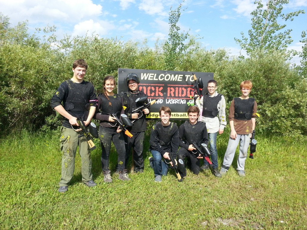 Paintballing for the boys birthdays!