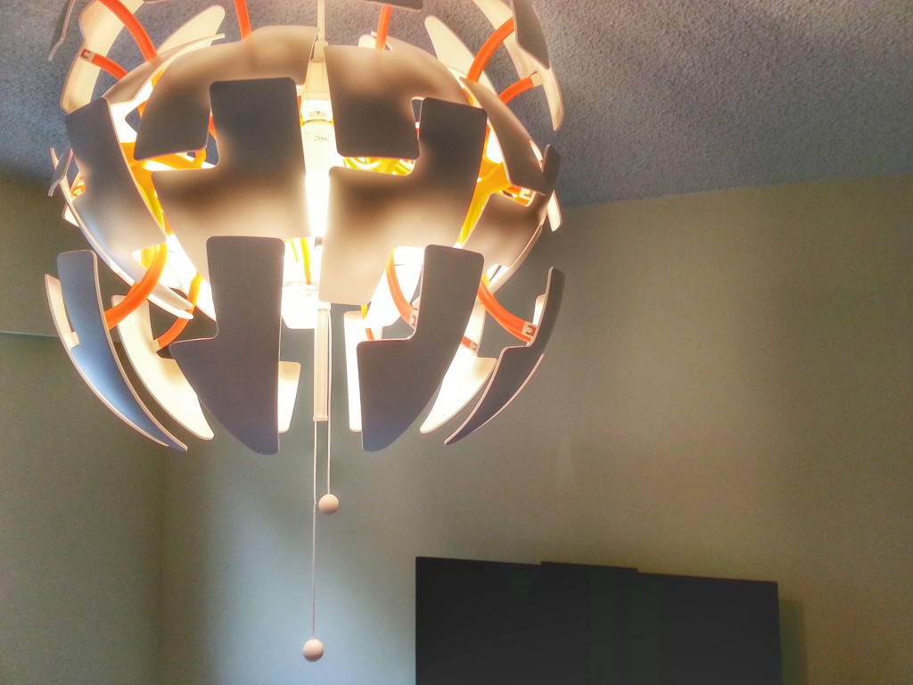IKEA "Death Star" ceiling light.