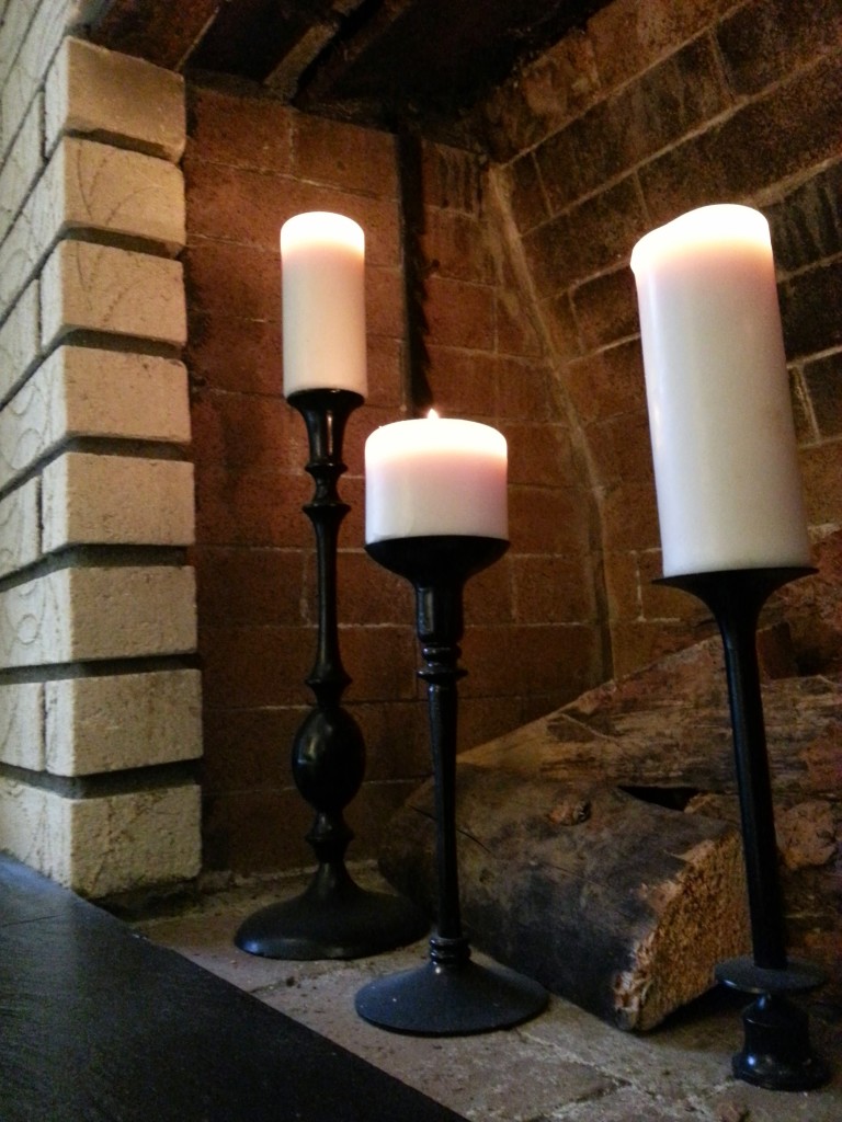 A warm glow on a rainy afternoon.